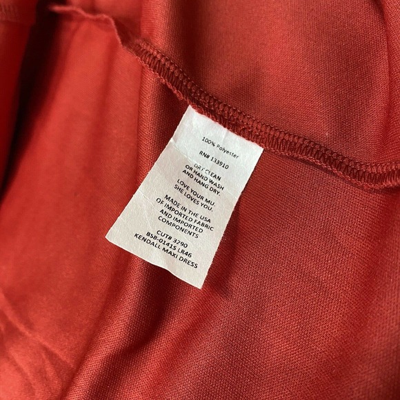 Show Me Your Mumu Kendall Red Side Slit Maxi Dress - Picture 9 of 10